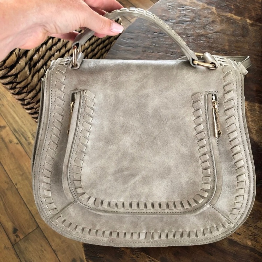 Vici large crossbody saddlebag purse